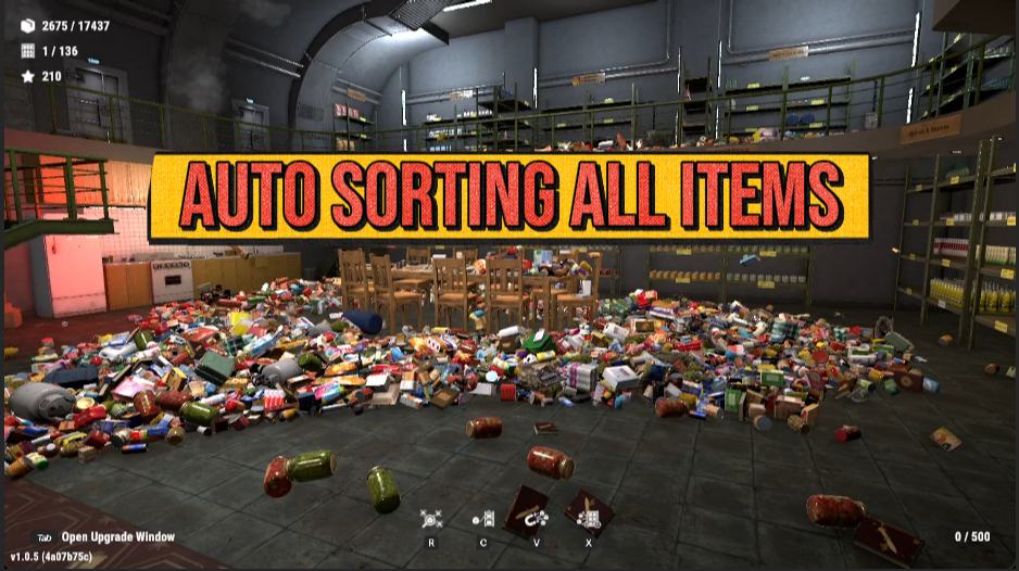 Tidy Sweep (Auto-Shelve Items)